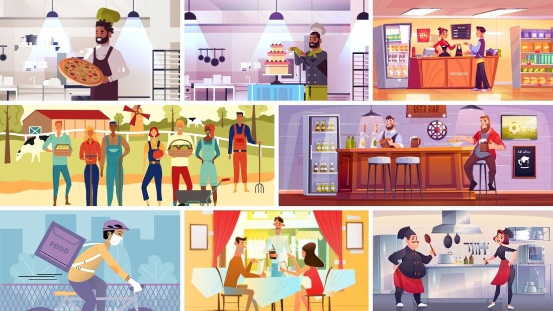 Personale di tutte le aziende alimentari